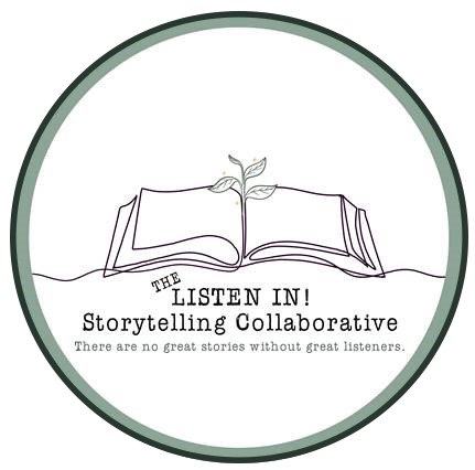 Circular logo with an open book and a plant growing from it, surrounded by text.