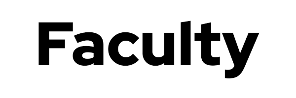 Word 'Faculty' in bold, black, sans-serif font.