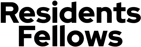 Words 'Resident Fellows' in bold, black, sans-serif font